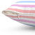 Pastel Rainbow Striped Pillow