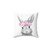 Soft Spring Bunny Pillow