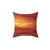 Colorful abstract painting pillow