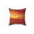 Colorful abstract painting pillow