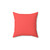 Bright Coral Decorative Pillow