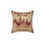 Vintage Burlap Chicken Feed Sack Pillow
