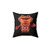 Frog graphic throw pillow for home decor