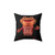 Frog graphic throw pillow for home decor