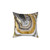 Gold Geode Accent Pillow