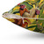 Tropical Jungle Botanical Garden Pattern Yellow Pillow