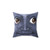Black Moon Emoji Decorative Pillow