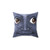 Black Moon Emoji Decorative Pillow