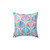 Art Deco Pastel Pattern Throw Pillow