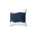 Modern Minimalist Abstract Navy Blue Pillow