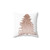 Rose Gold Christmas Tree Decorative Pillow