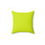 Pantone 2018 Lime Punch Decorative Throw Pillow