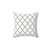 Gray Moroccan Pattern Throw Pillow