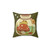 Frog and Mushroom Potion Decorative Pillow