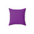 Vibrant Purple Solid Color Throw Pillow