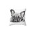 Chop the Frenchie French Bulldog Pillow