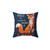 Always Be a Fox Throw Pillow for Dark Backgrounds