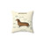 Dachshund Shaped Decorative Throw Pillow