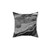 Glam marble agate throw pillow