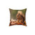 Autumnal Red Squirrel Throw Pillow