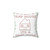 Trap House Cross Stitch Throw Pillow