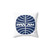 Vintage Pan Am 1950s Globe Inverted Pillow