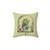 Vintage Cottagecore Frog Pillow - Cute Aesthetic Farmhouse Decor