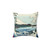 Utagawa Hiroshige Seascape in Satta 1858 Decorative Pillow