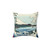 Utagawa Hiroshige Seascape in Satta 1858 Decorative Pillow