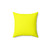 Neon Yellow Decorative Pillow