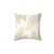 Gold palm leaves decorative pillow