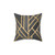 Art Deco Geometry 1 Pillow with Graphic Abstract Design