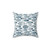 Blue & White Fish Throw Pillow for Ocean-Inspired Decor