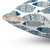 Blue & White Fish Throw Pillow for Ocean-Inspired Decor