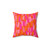 Abstract Painterly Brush Strokes Pillow
