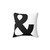 Minimalist Ampersand Decorative Pillow