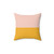 Minimalist Color Block 2 Tone Decorative Pillow