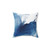 Indigo Blue Sea Abstract Ink Painting Pillow
