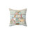 Coastal Christmas Throw Pillow
