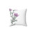 Watercolor Thistle Throw Pillow