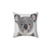Colorful baby koala pillow for nursery and kids room decor