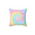 Vibrant Tie-Dye Decorative Pillow