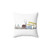 Belfast City Skyline Throw Pillow