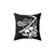 Grim Reaper Cat Throw Pillow