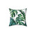 Tropical Monstera Leaf Decorative Throw Pillow
