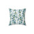 Blue Branches Watercolor Decorative Pillow