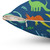 Colorful Dinosaur Print Throw Pillow