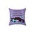 Soft and cuddly neon sleepy kitty pillow for mental wellness