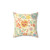 Alice in Wonderland Flowers Throw Pillow