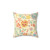 Alice in Wonderland Flowers Throw Pillow